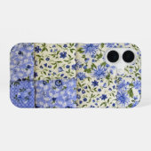 Coque iPhone 16 Corbeille de Cornflower bleu (Verso Horizontal)