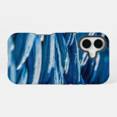 Coque iPhone 16 Corde bleue (Verso Horizontal)