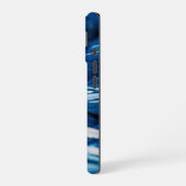 Coque iPhone 16 Corde bleue (Côté gauche)