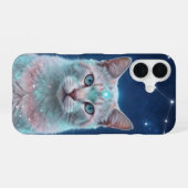 Coque iPhone 16 Cosmic Cat Constellation Galaxy Phone Case (Verso Horizontal)