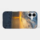 Coque iPhone 16 Coucher de soleil à Clearwater Beach (Verso Horizontal)