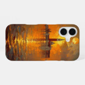 Coque iPhone 16 Coucher de soleil à Venise (Verso Horizontal)