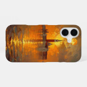 Coque iPhone 16 Coucher de soleil à Venise (Verso Horizontal)