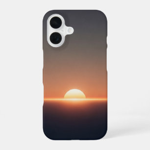 Coque iPhone 16 Coucher de Soleil Cosmique Vintage