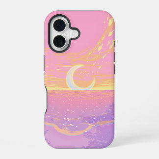 Coque iPhone 16 Coucher de soleil lumineux 