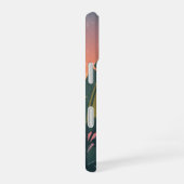 Coque iPhone 16 Coucher de soleil tropical vintage (Côté droit)