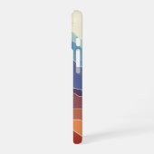 Coque iPhone 16 Couches de Montagne Rétro (Côté gauche)