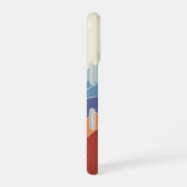 Coque iPhone 16 Couches de Montagne Rétro (Côté droit)