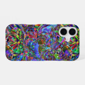 Coque iPhone 16 Couleur exubérant Abstrait (Verso Horizontal)