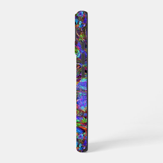 Coque iPhone 16 Couleur exubérant Abstrait (Côté gauche)