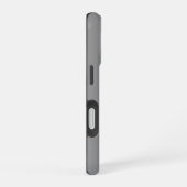 Coque iPhone 16 Couleur gris uni (Côté droit)
