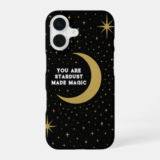 Coque iPhone 16 Couleur personnalisée Céleste - Conception Lune et