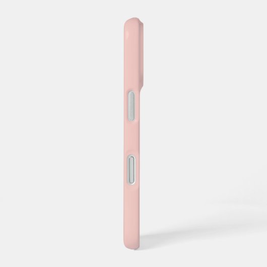 Coque iPhone 16 Couleur solide de sel rose (Côté droit)