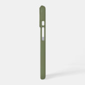 Coque iPhone 16 Couleur solide verte Sage (Côté gauche)