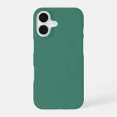 Coque iPhone 16 Couleur solide viridienne (Verso)