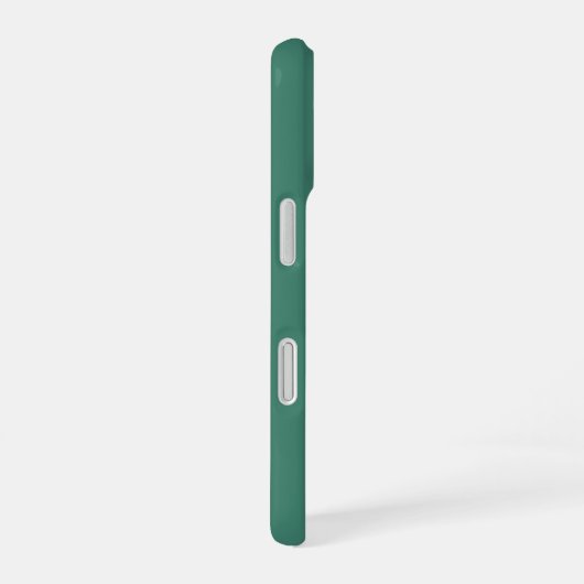 Coque iPhone 16 Couleur solide viridienne (Côté droit)