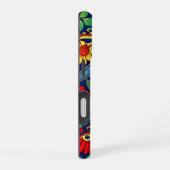 Coque iPhone 16 Couleurs arc-en-ciel Design de marguerite (Côté droit)