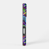 Coque iPhone 16 Couleurs Exubérantes Flowing Abstraites (Côté droit)