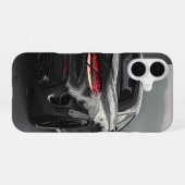 Coque iPhone 16 Coupe Performance Blackout (Verso Horizontal)