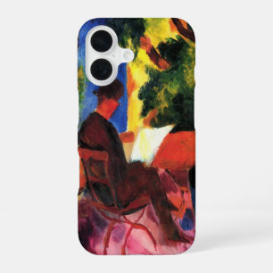Coque iPhone 16 Couple à la table du jardin par August Macke