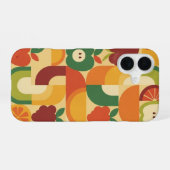 Coque iPhone 16 Courbe de Fruit Vintage (Verso Horizontal)