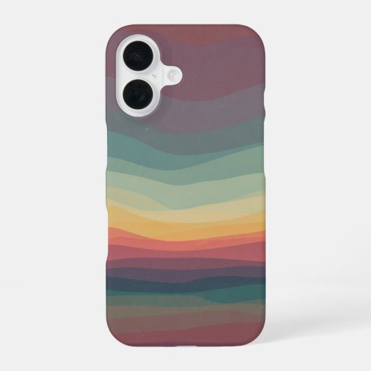Coque iPhone 16 Courbe de nébuleuse éthérée (Verso)