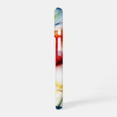 Coque iPhone 16 couverture de design abstrait de style Kandinsky (Côté gauche)