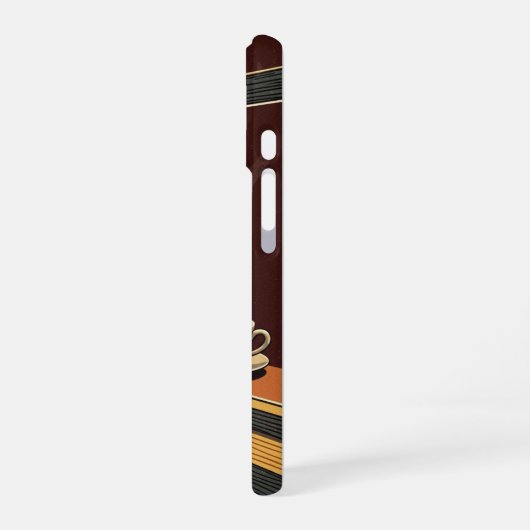 Coque iPhone 16 Cozy Retro Cafe View (Côté gauche)