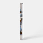 Coque iPhone 16 "Crâne de dragon souriant" (Côté gauche)