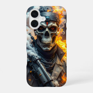 Coque iPhone 16 Crâne de la Mort