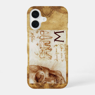 COQUE iPhone 16 CRÂNE ET DENTS, CLINIQUE DENTAIRE, MONOGRAMME DE D