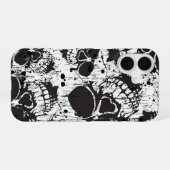 Coque iPhone 16 crâne grinçant (Verso Horizontal)