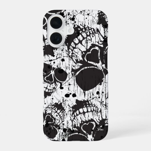 Coque iPhone 16 crâne grinçant (Verso)