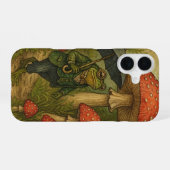 Coque iPhone 16 Crapaud et Champignon (Verso Horizontal)