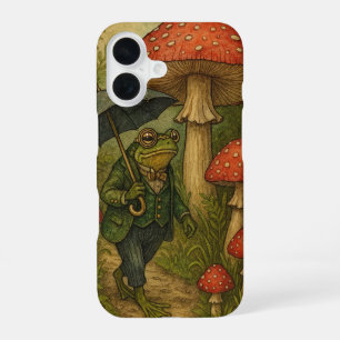 Coque iPhone 16 Crapaud et Champignon