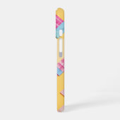 Coque iPhone 16 Cravate Pastel Plaid Cute Bow (Côté gauche)