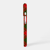 Coque iPhone 16 Crawford tartan rouge vert plaid (Côté gauche)