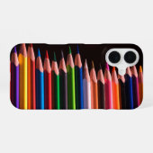 Coque iPhone 16 Crayons colorés (Verso Horizontal)