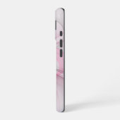 Coque iPhone 16 Création Abstraite Moderne Rose Gris Clair Design  (Côté gauche)