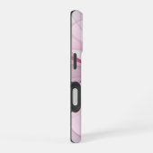 Coque iPhone 16 Création Abstraite Moderne Rose Gris Clair Design  (Côté droit)