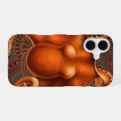 Coque iPhone 16 Créature du monstre de la mer d'Octopus Cephalapod (Verso Horizontal)
