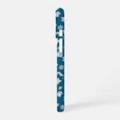 Coque iPhone 16 Créatures du bleu de l'océan (Côté gauche)
