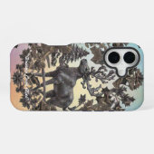 Coque iPhone 16 "Créatures magiques" (Verso Horizontal)