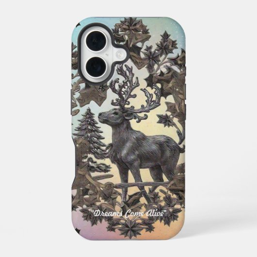 Coque iPhone 16 "Créatures magiques" (Verso)