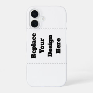 Coque iPhone 16 Créez votre propre blanc