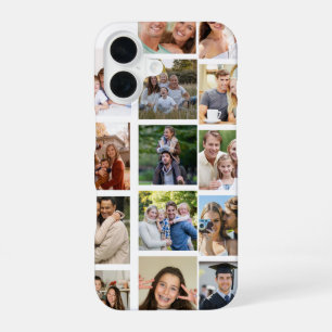 Coque iPhone 16 Créez votre propre collage de 14 photos