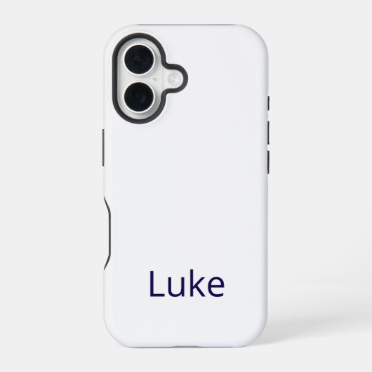 Coque iPhone 16 Créez votre propre étui robuste pour iPhone 16 (Verso)