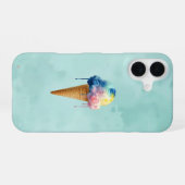 Coque iPhone 16 Crème Glacée (Verso Horizontal)