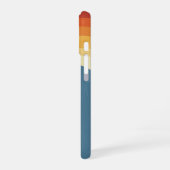 Coque iPhone 16 Crête de vague rétro (Côté gauche)