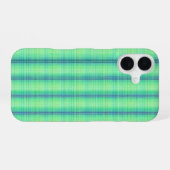Coque iPhone 16 Crisp Tartan Design Phone Case (Verso Horizontal)